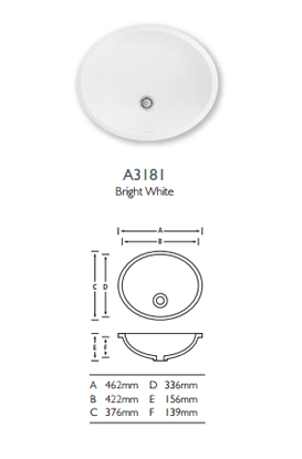 Bathroom Basins 80 A3181