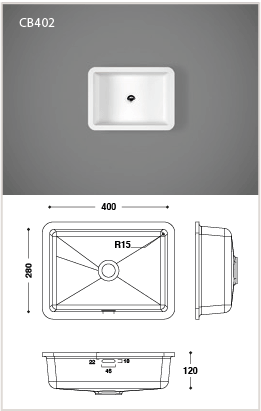 Bathroom Basins 116 CB402