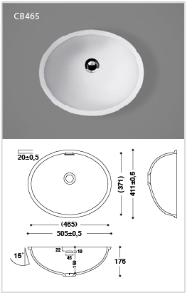 Bathroom Basins 118 CB465