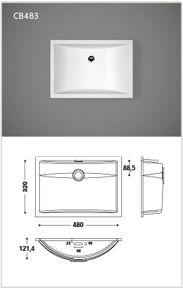 Bathroom Basins 119 CB483