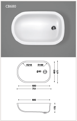 Bathroom Basins 111 CB680