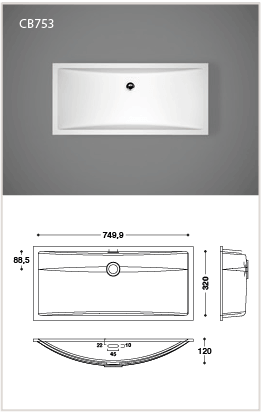 Bathroom Basins 113 CB753