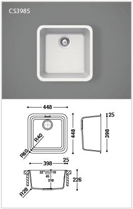 Kitchen Sinks 99 CS398S