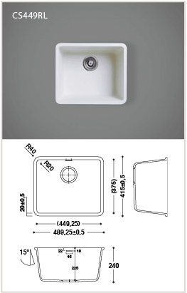 Kitchen Sinks 81 CS449RL