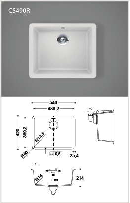 Kitchen Sinks 86 CS490R
