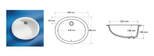 Bathroom Basins 41 Calm 810