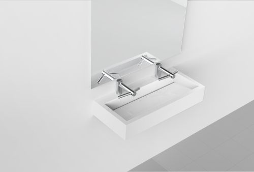 Bathroom Basins 21 Oxford 2 Glacier White Render