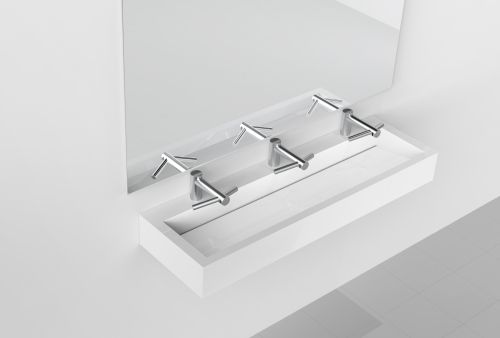 Bathroom Basins 23 Oxford 3 Glacier White Render