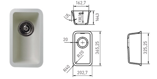Kitchen Sinks 36 k-2036