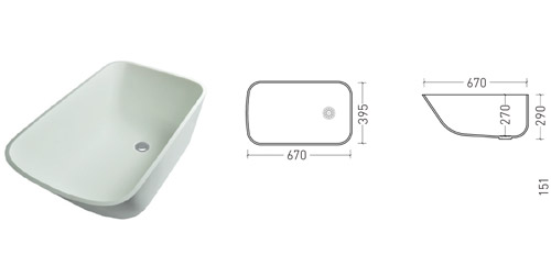 Bathroom Basins 76 zh-670